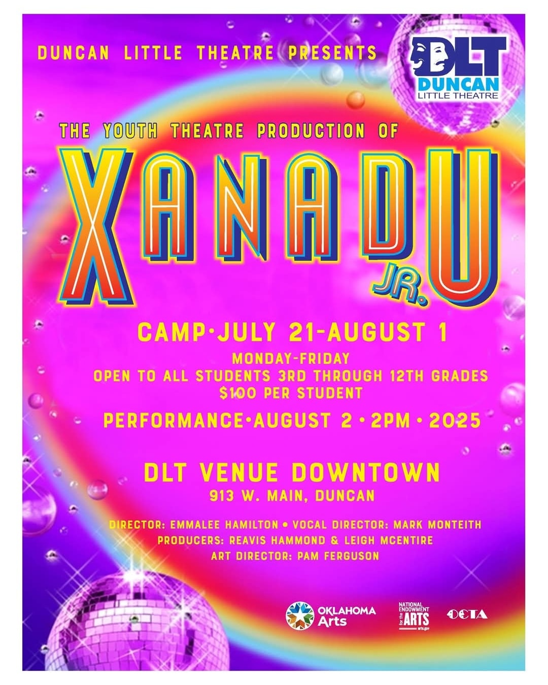 Duncan Little Theatre's Teen Theatre Camp 